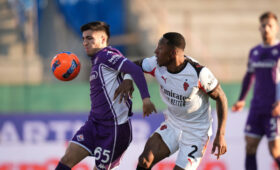 «Милан» спасся в последней атаке: Нкунку вырвал ничью у «Фиорентины»